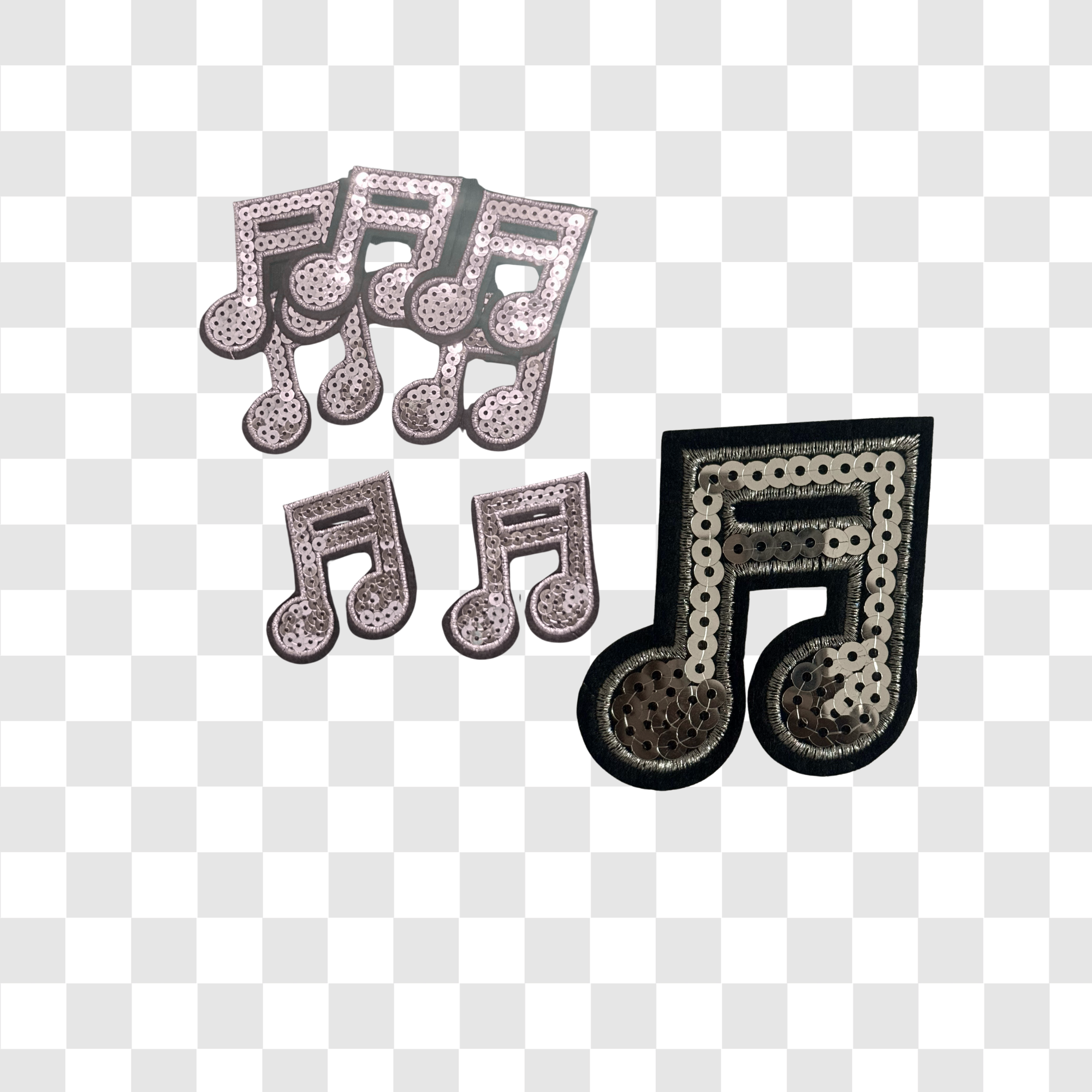 Sequin Music Note