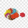 Rose w/Black Trim