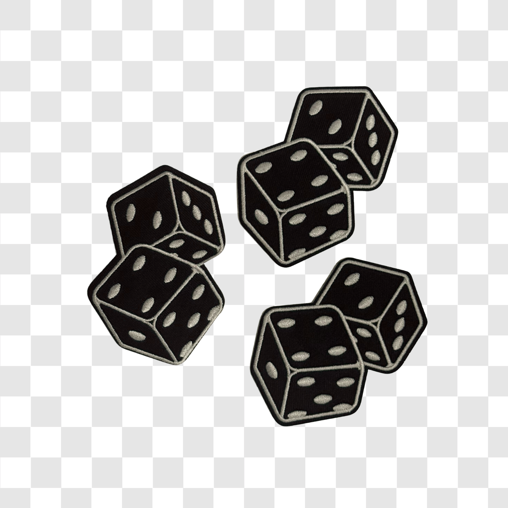 Black Double Dice
