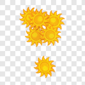 Golden Sun Rays