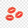 Red Lip Print