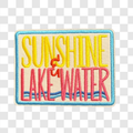 Sunshine & Lake Water